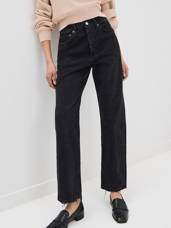 Agolde Denim - NWT Agolde 90s Mid Rise Loose Fit Straight Jeans Tar